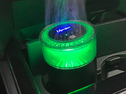 噴霧間隔が選べる